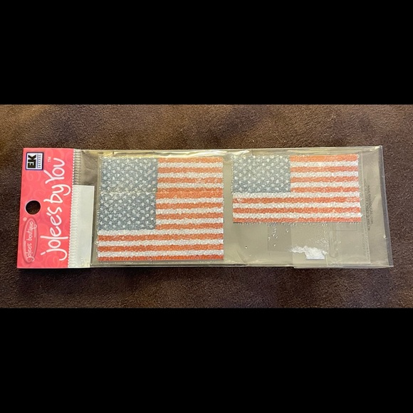 Patriotic US Flag Stickers - Picture 1 of 1